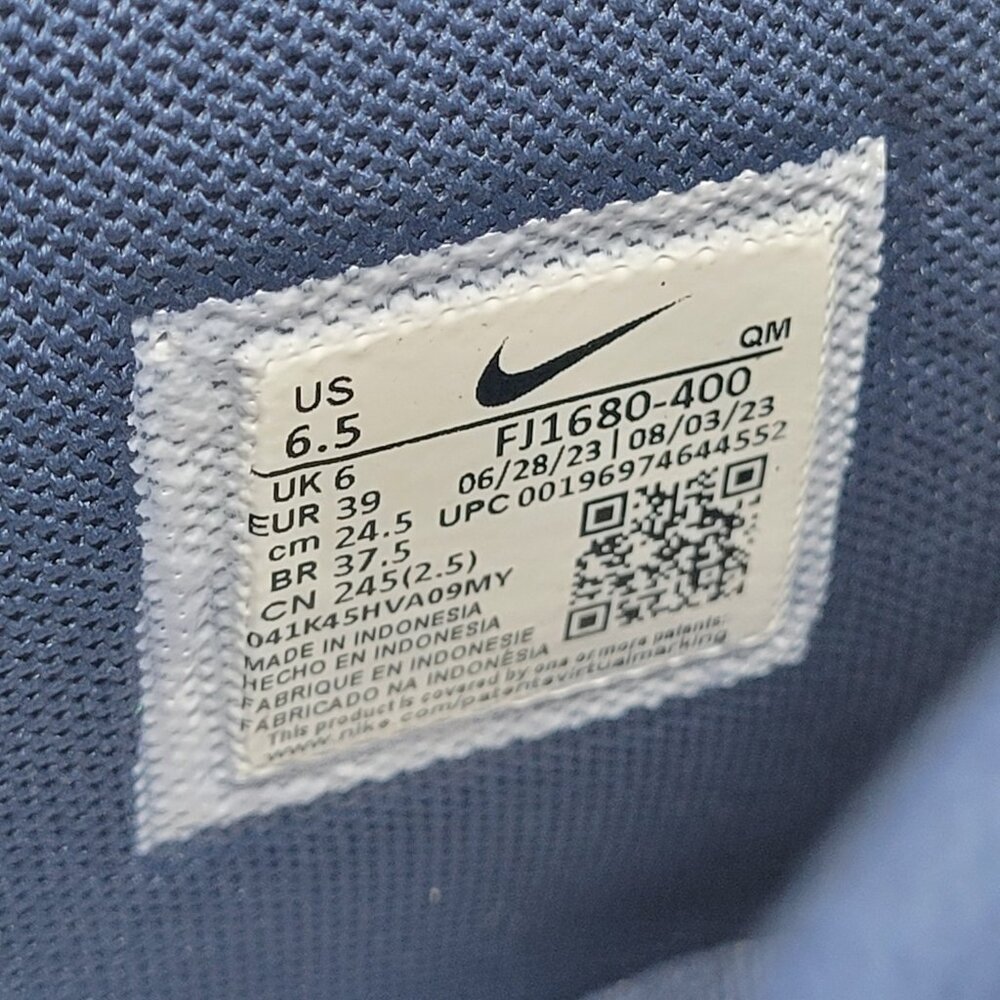 Nike SB Blazer Mid Orange Label Navy Gum FJ1680-400 US 6.5 Skate Board dunk 1 2 - Picture 11 of 11
